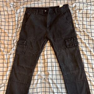 Men's Black Cargo Pants
